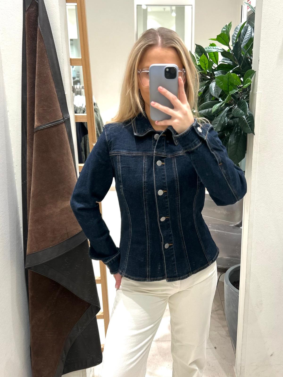 VINIA Denim Jacket - Dark Blue Denim