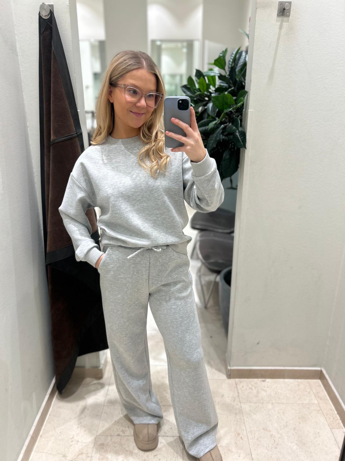 VISANDY Sweatshirt - Light Grey Melange