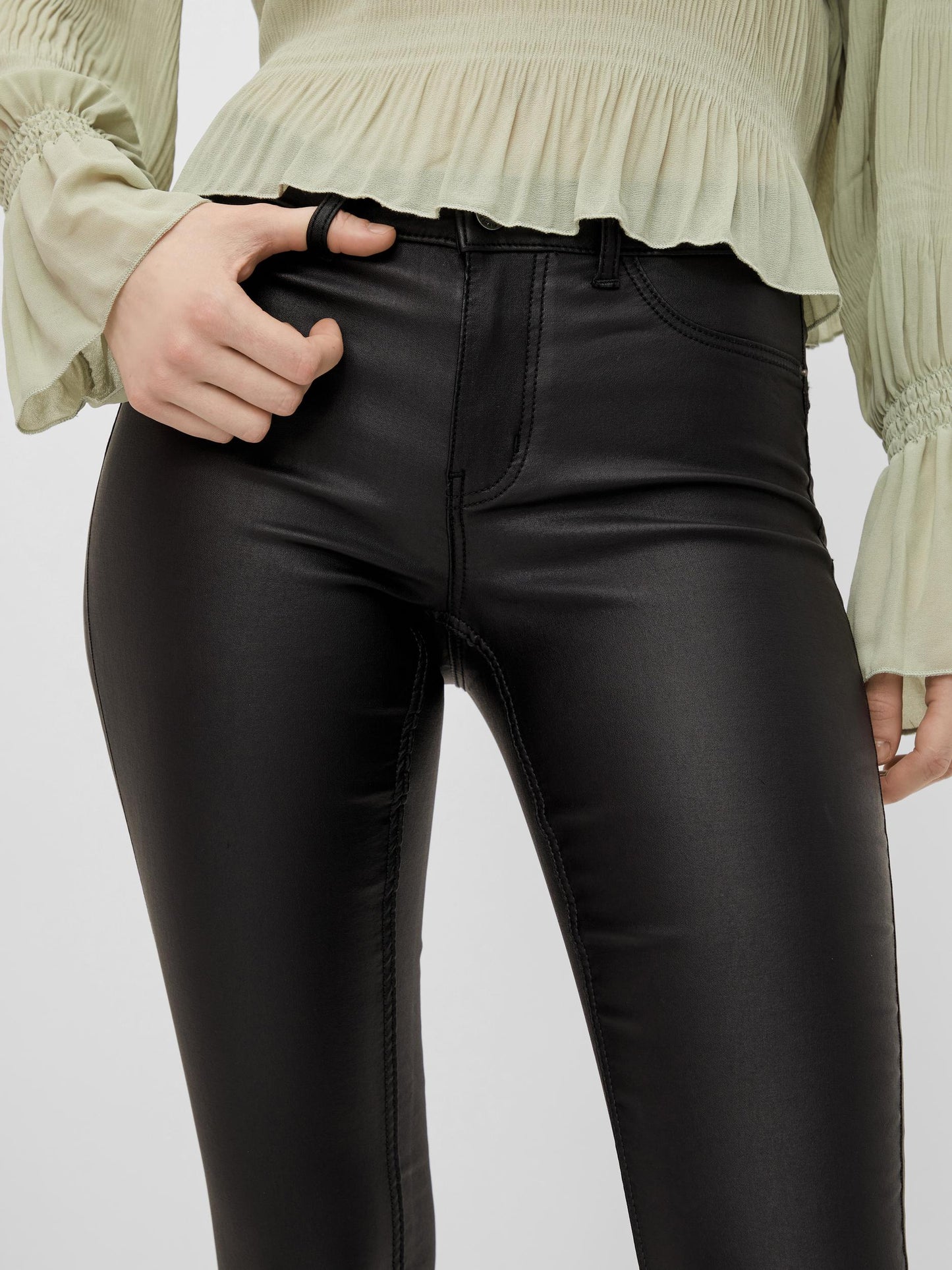PCSHAPE-UP Paro Coated Leggings - black