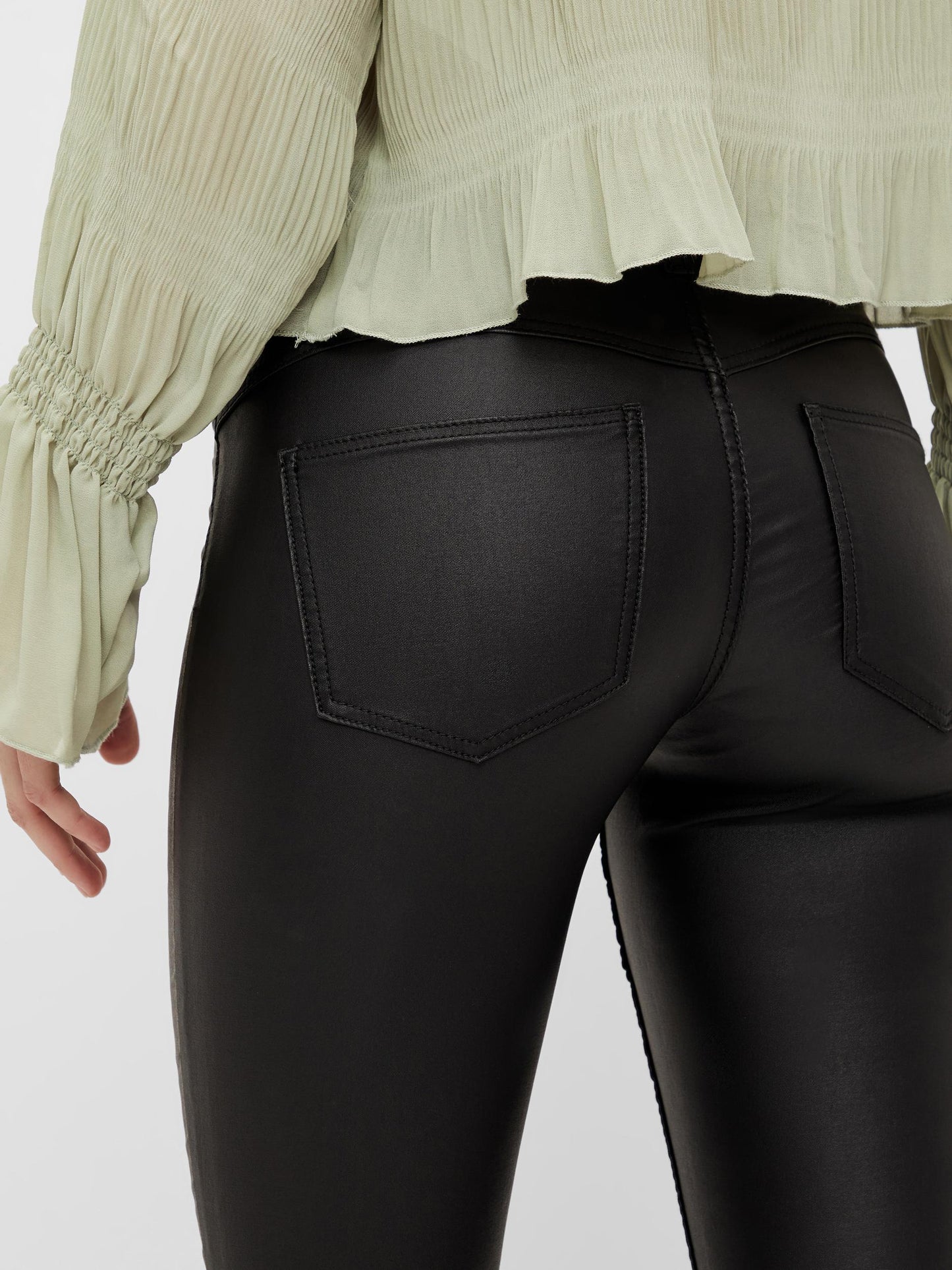 PCSHAPE-UP Paro Coated Leggings - black