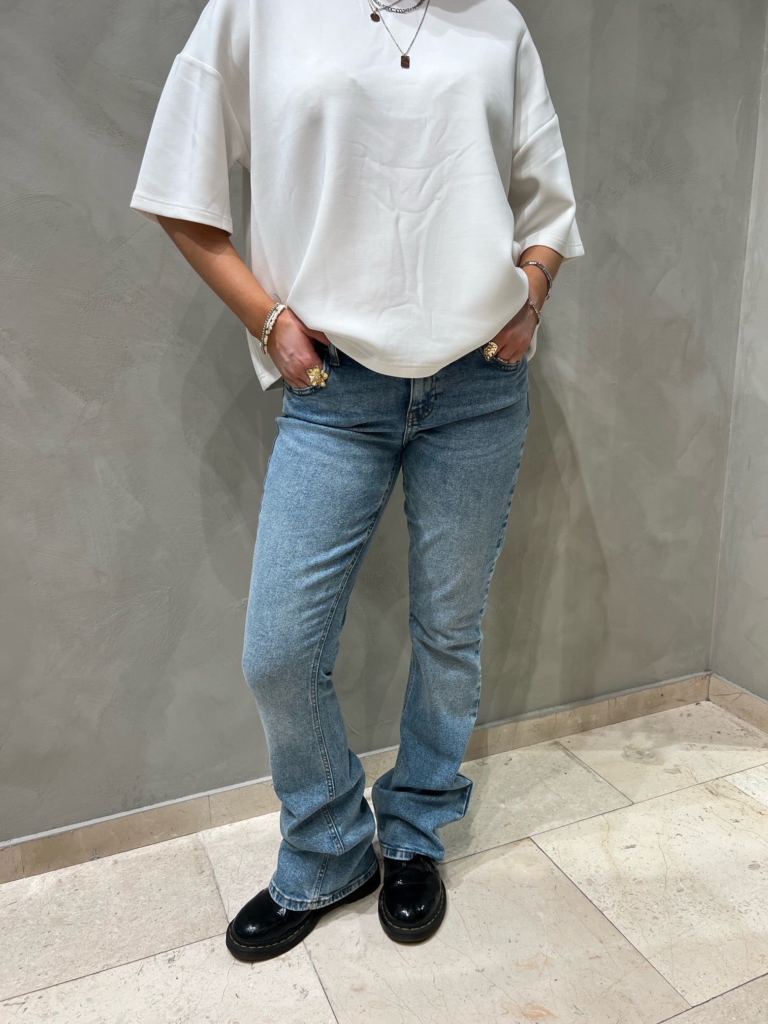 NMREMI Jeans - Light Blue Denim