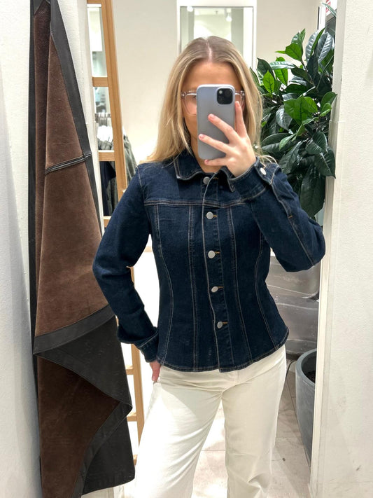 VINIA Denim Jacket - Dark Blue Denim