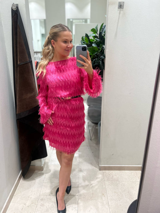 VINELLI Short Dress - Raspberry Rose