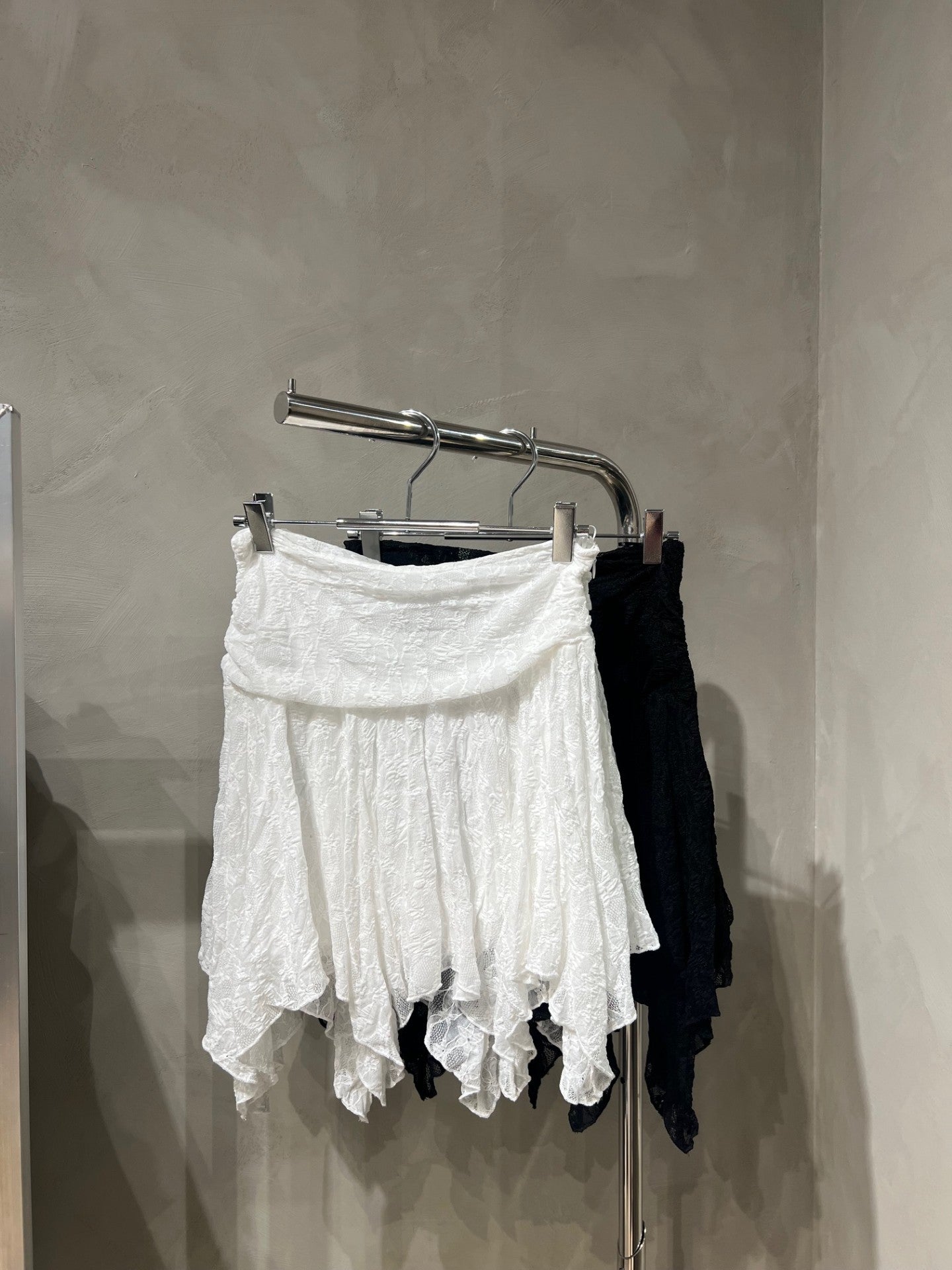 PCANNIE Short Skirt - Bright White