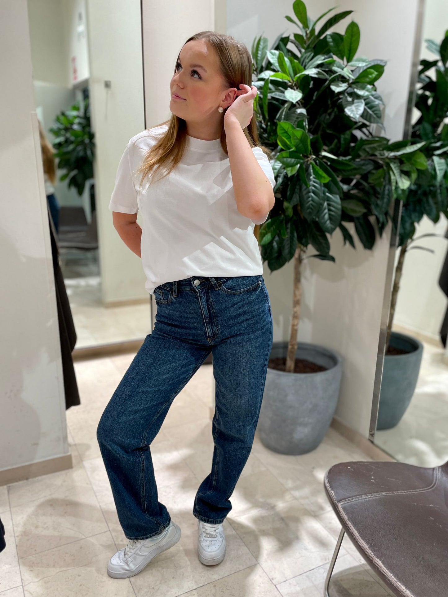 VIKELLY Jeans - Medium Blue Denim