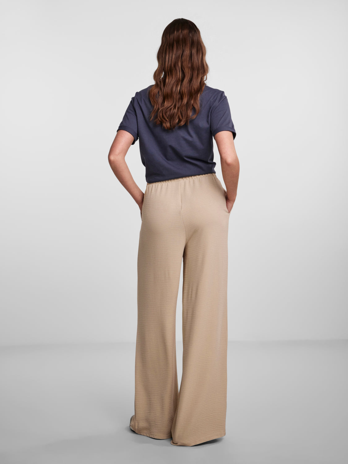 PCFLORE Pants - White Pepper