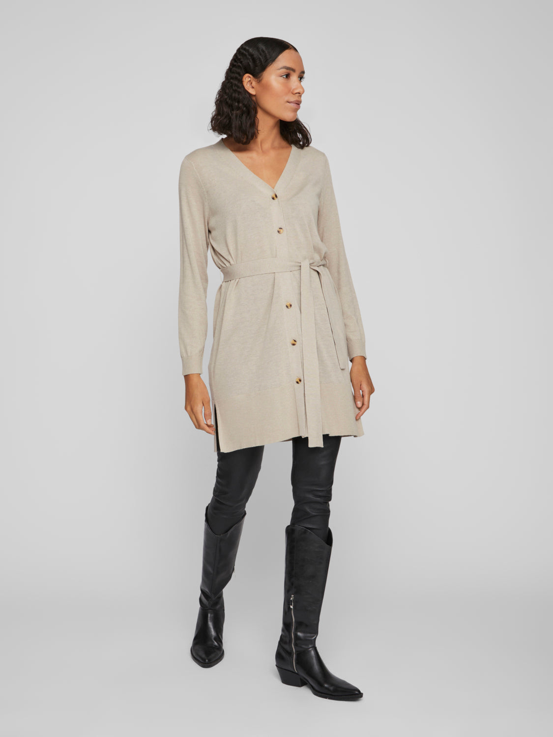 VIABELLA Cardigan - Natural Melange