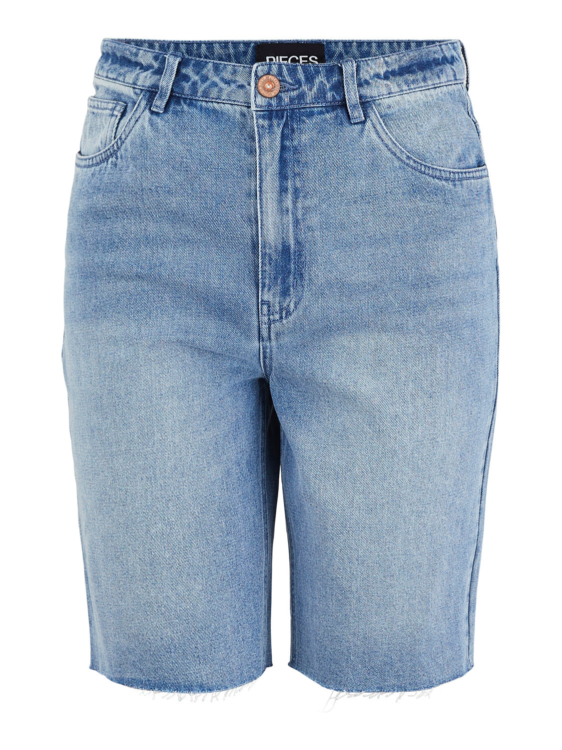 PCVIA Shorts - Medium Blue Denim