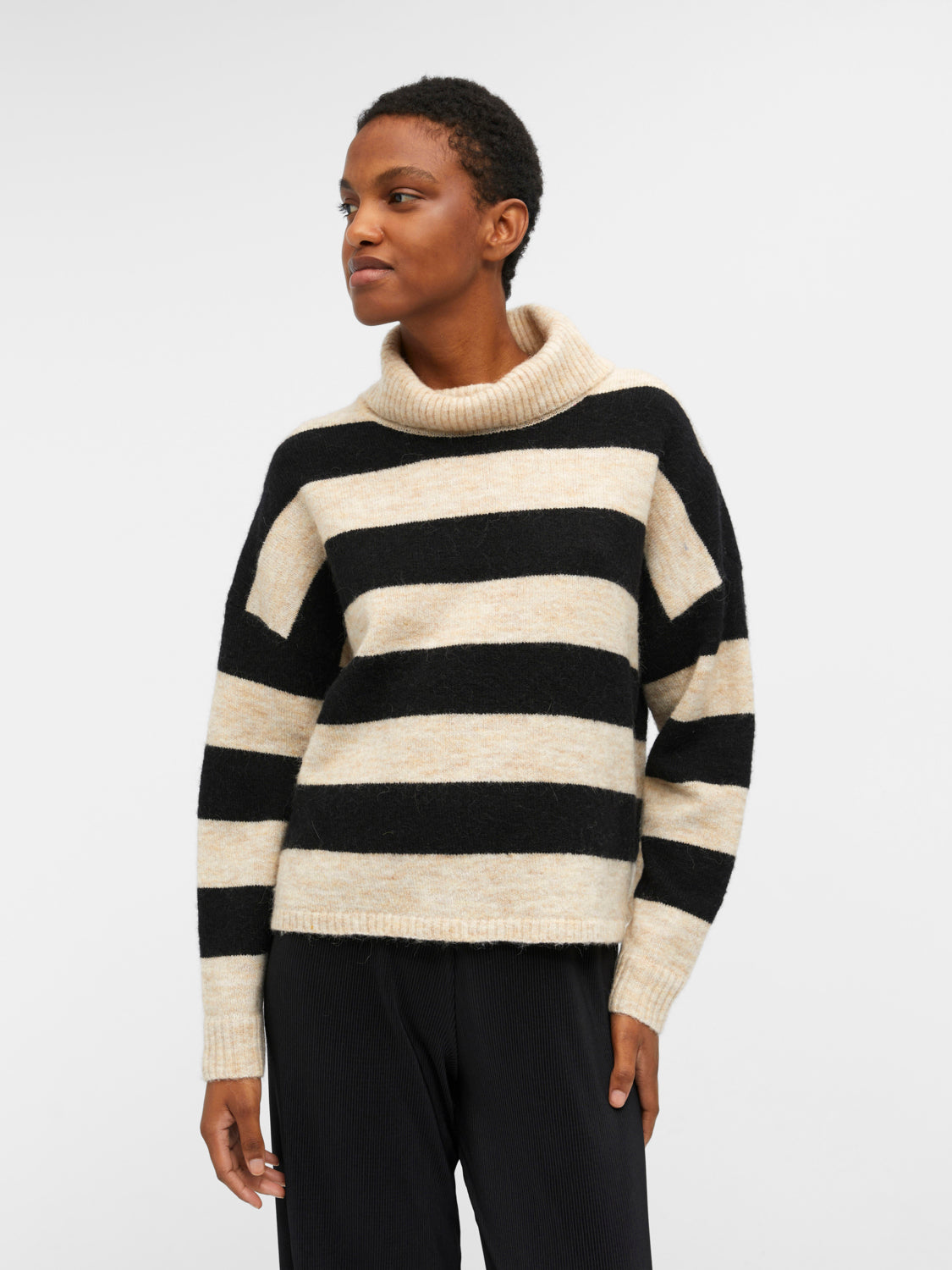 OBJMINNA Pullover - Sandshell