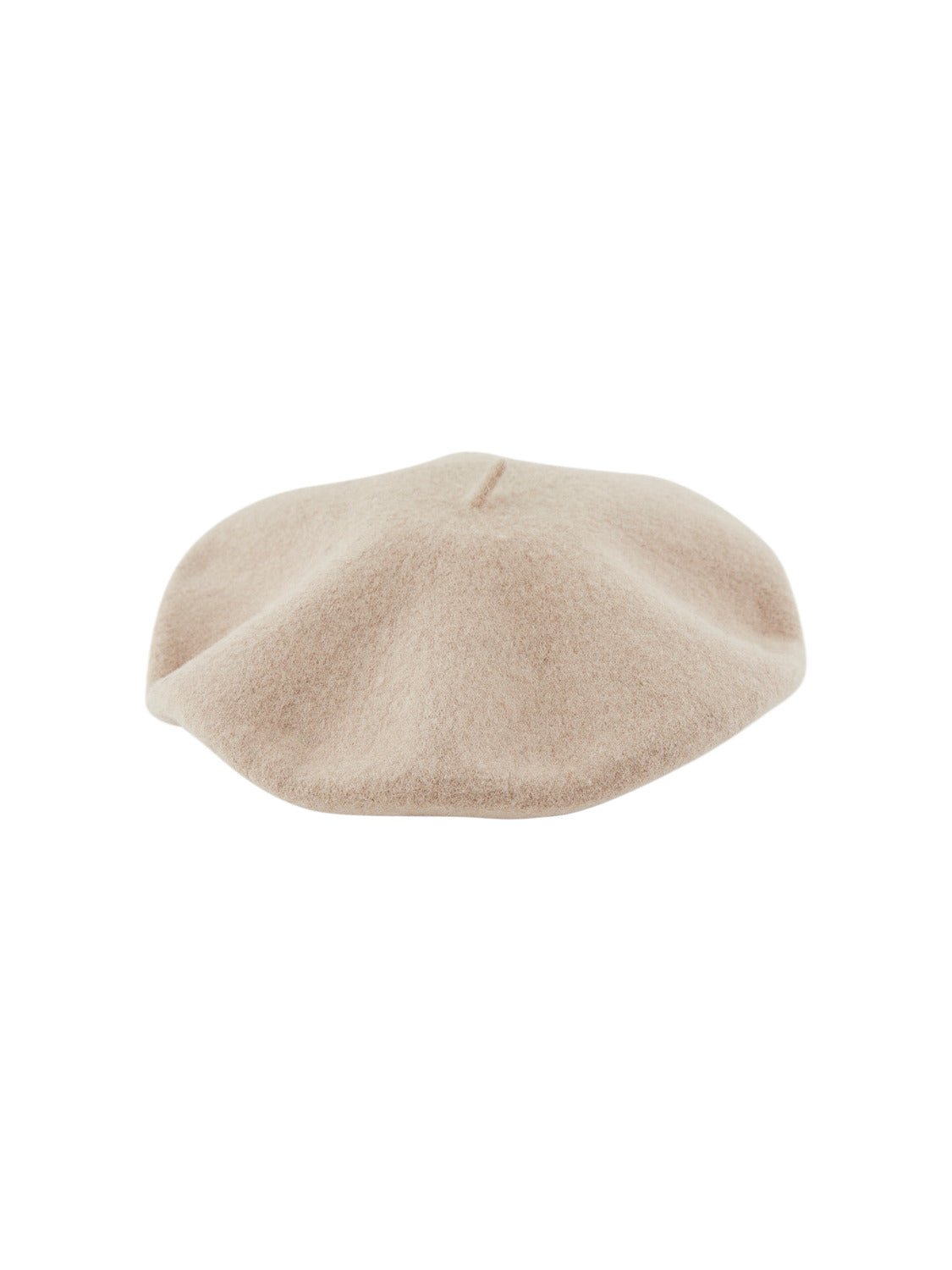 PCFRENCH Wool Beret - Silver Mink