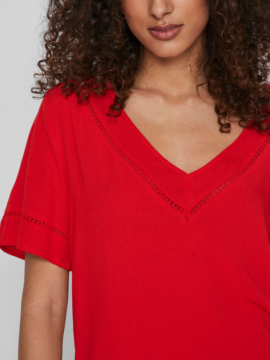 VIMESA T-shirts & Tops - Flame Scarlet