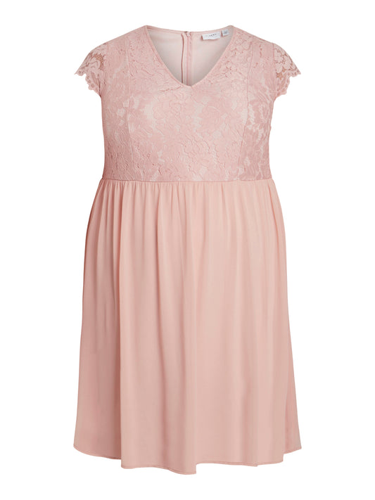 VIBETINA Dress - Silver Pink