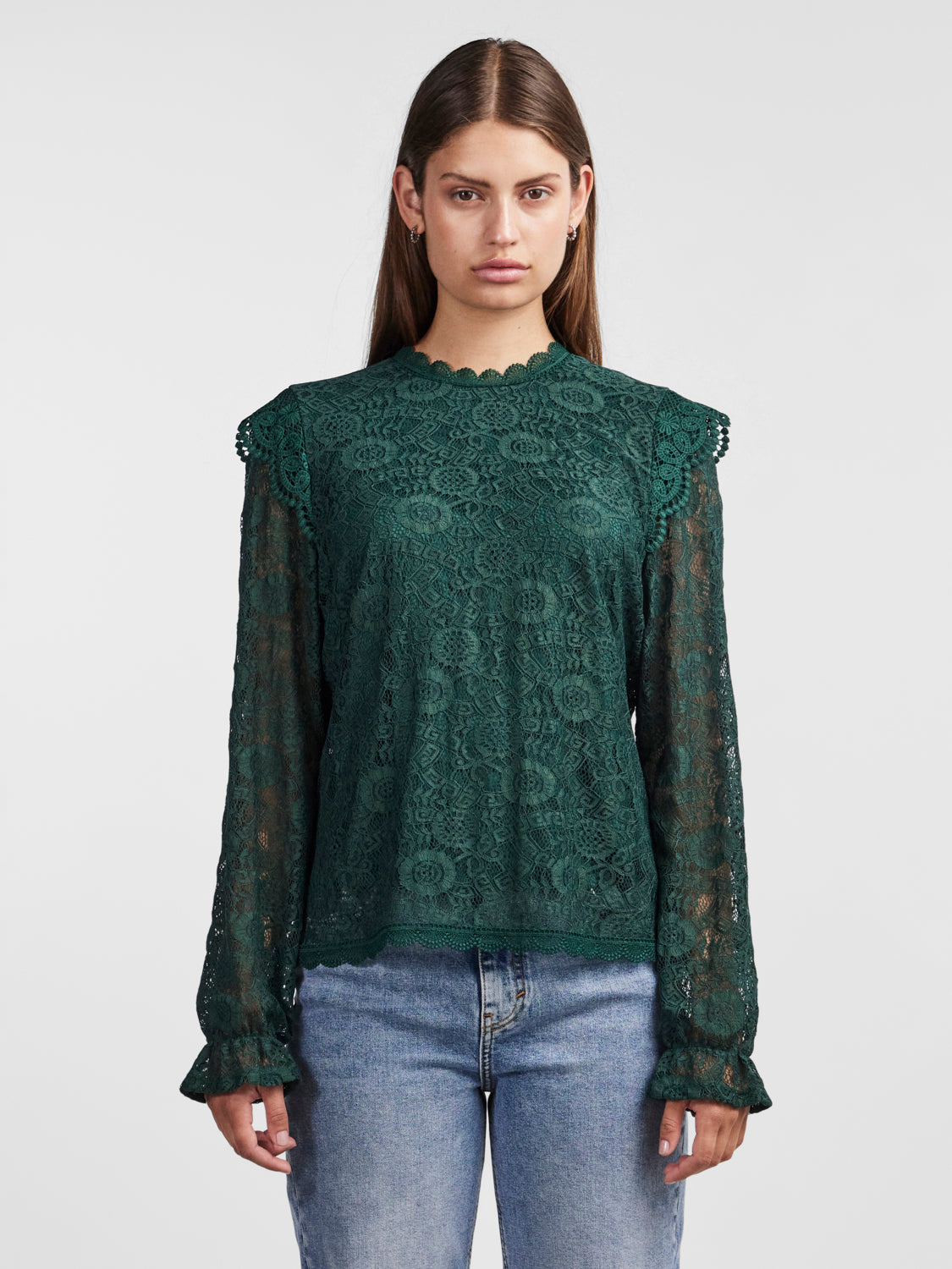 PCOLLINE T-Shirts & Tops - Trekking Green