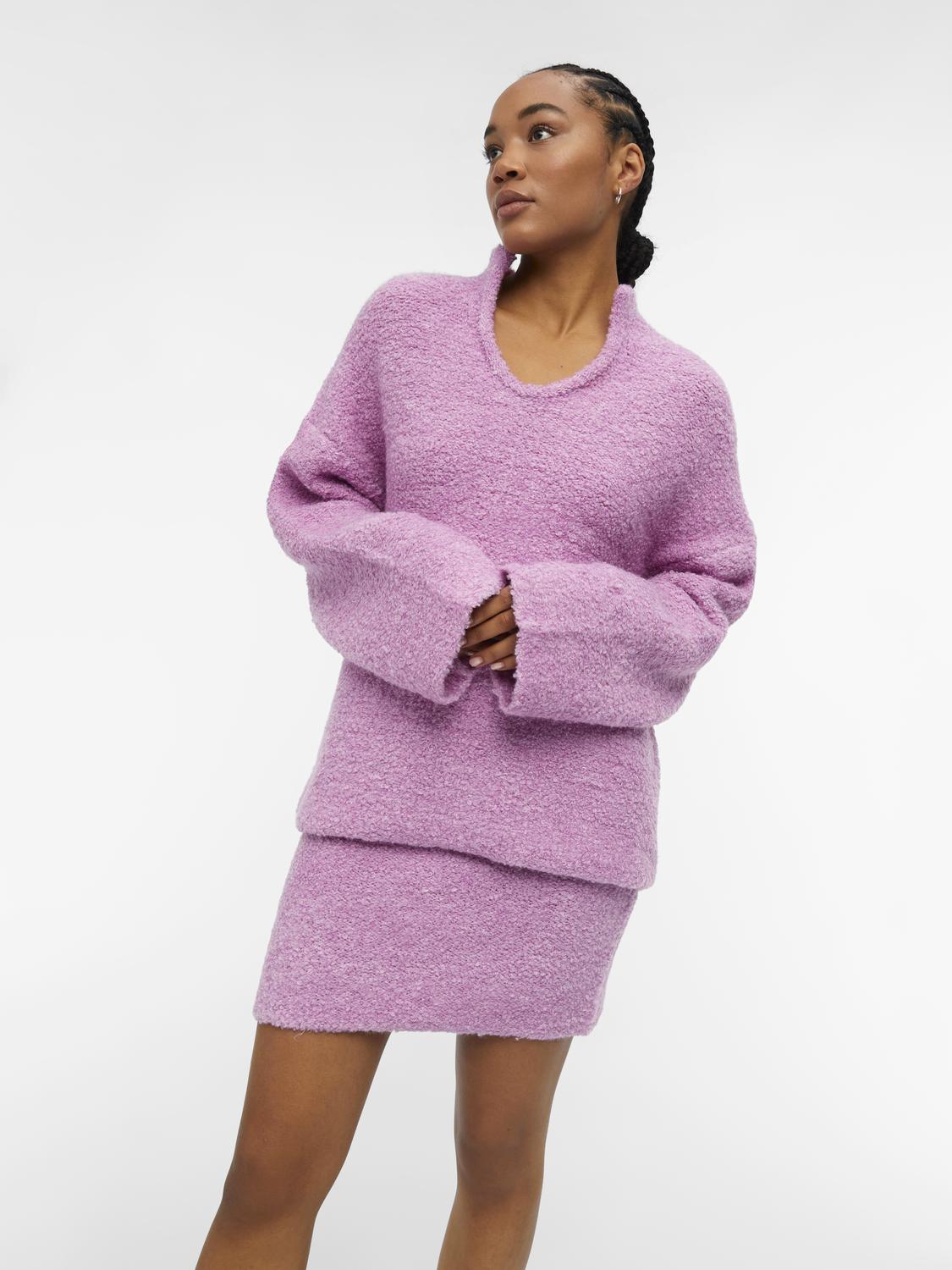 OBJFRILL Pullover - Orchid