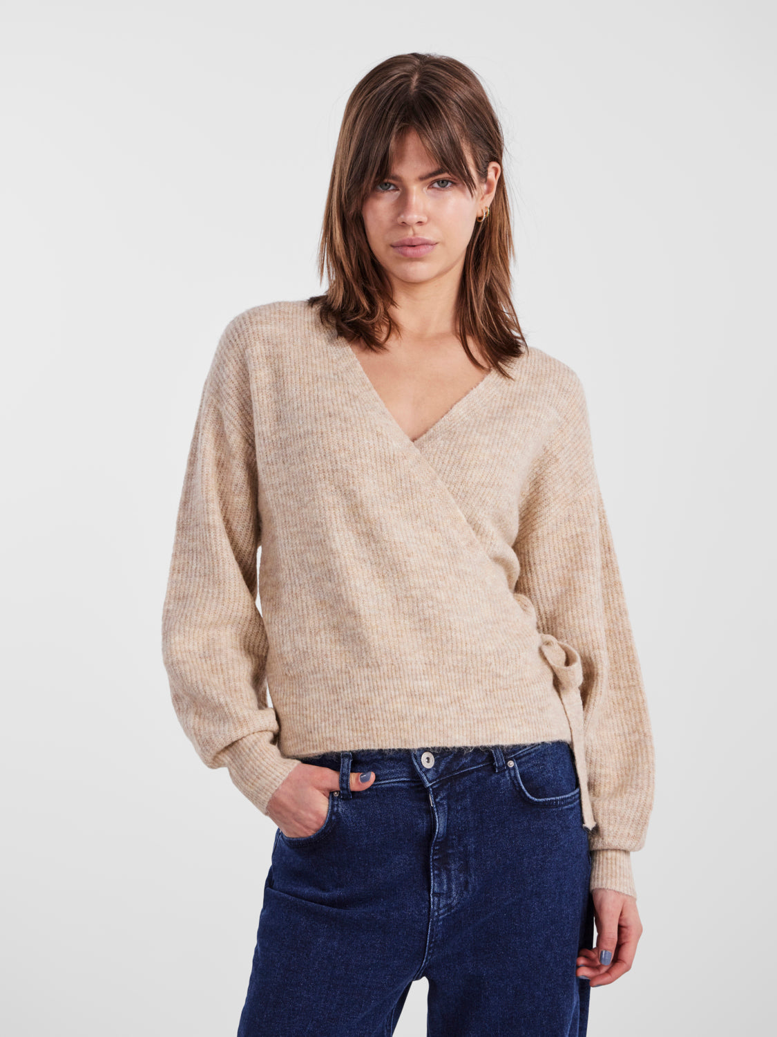 PCELLEN Cardigan - White Pepper