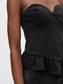 OBJSAVA Corset Top - Black