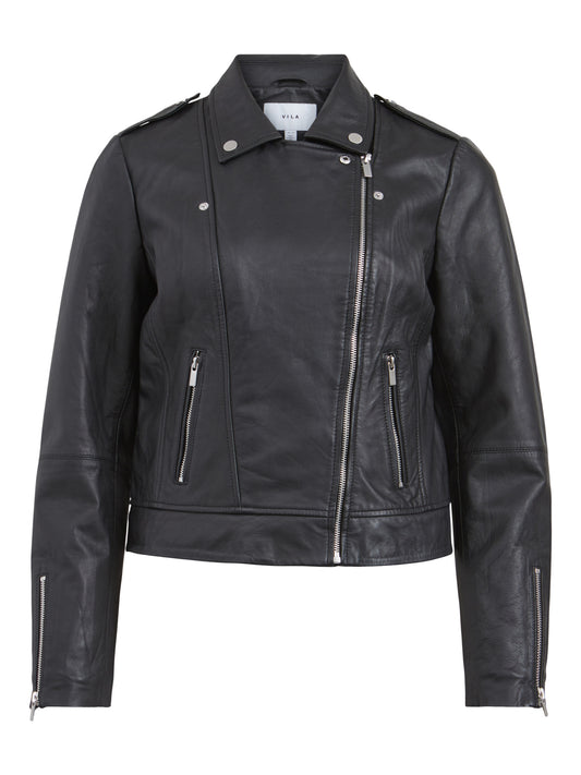 VIFELI Leather Jacket - Black