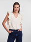 PCSELMA T-Shirts & Tops - Cloud Dancer