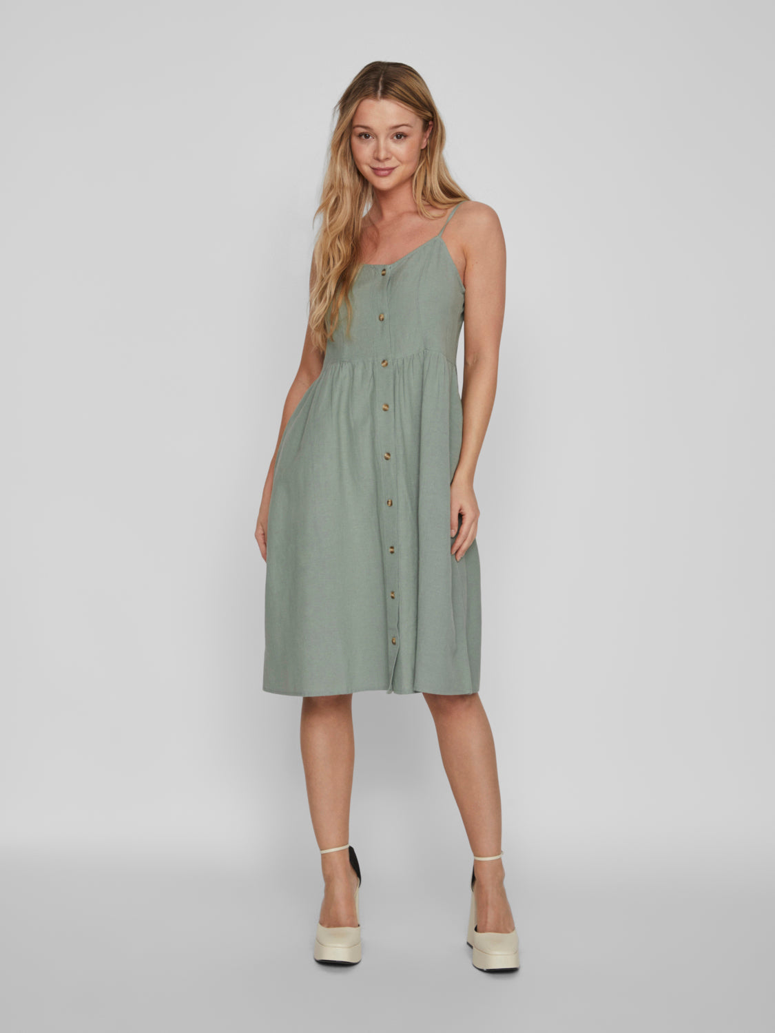 VIPRISILLA Dress - Green Milieu