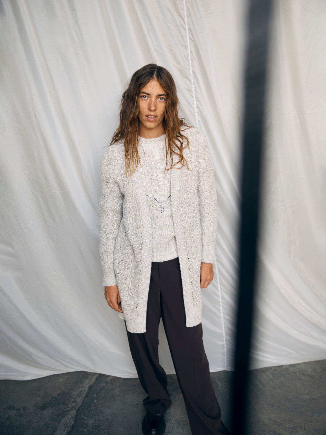 OBJNOVA Cardigan - Humus