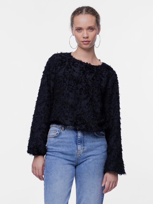 PCSIARA T-Shirts & Tops - Black