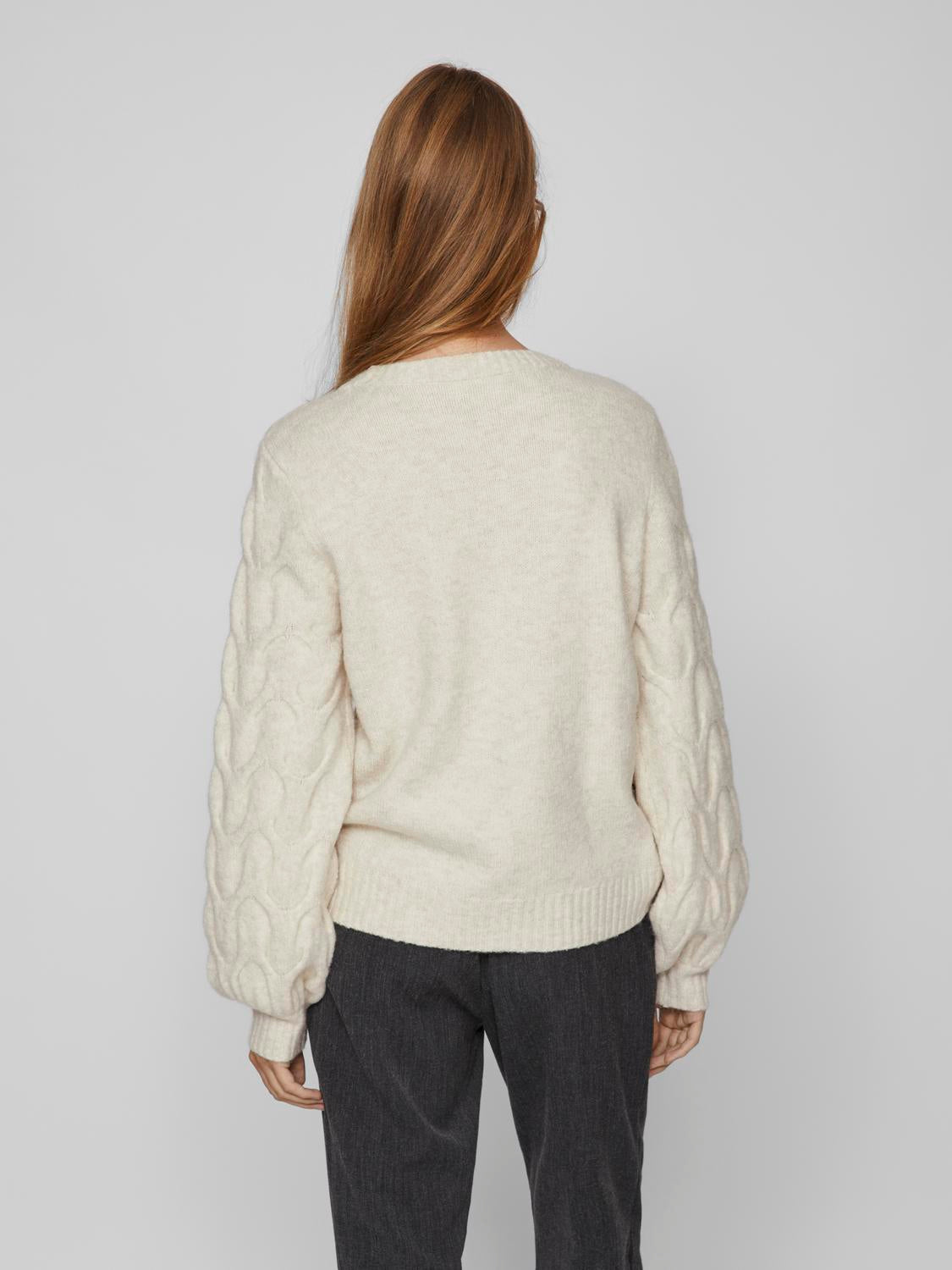 VIELLA Pullover - Super Light Natural Melan